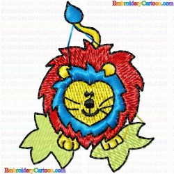 Lion 8 Embroidery Design