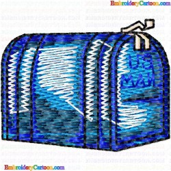 Mailbox 11 Embroidery Design