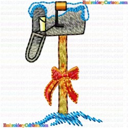 Mailbox 21 Embroidery Design