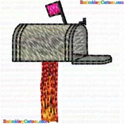 Mailbox 22 Embroidery Design