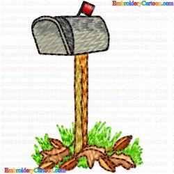 Mailbox 23 Embroidery Design