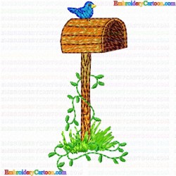 Mailbox 26 Embroidery Design