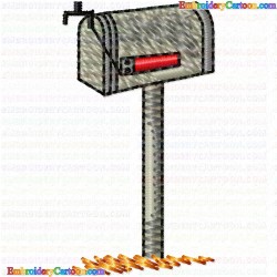 Mailbox 28 Embroidery Design