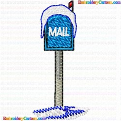 Mailbox 32 Embroidery Design