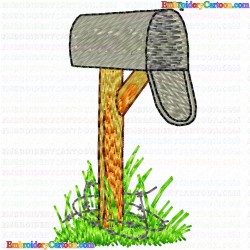 Mailbox 33 Embroidery Design