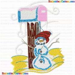 Mailbox 42 Embroidery Design