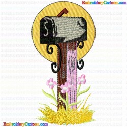 Mailbox 48 Embroidery Design