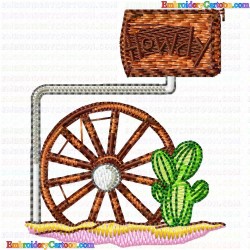 Mailbox 4 Embroidery Design