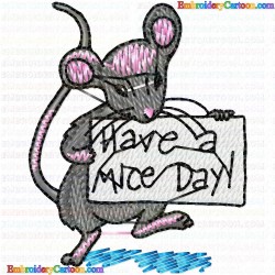 Mice 42 Embroidery Design