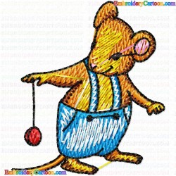 Mice 45 Embroidery Design