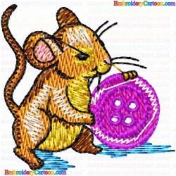 Mice 47 Embroidery Design