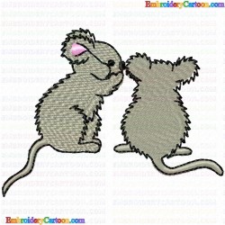 Mice 4 Embroidery Design