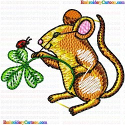 Mice 50 Embroidery Design