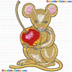 Mice 61 Embroidery Design