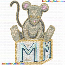 Mice 62 Embroidery Design