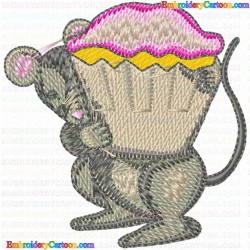 Mice 68 Embroidery Design