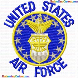 Military 22 Embroidery Design