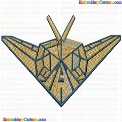 Military 6 Embroidery Design