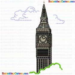 Monuments 12 Embroidery Design
