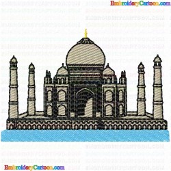 Monuments 14 Embroidery Design
