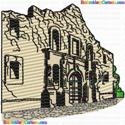 Monuments 2 Embroidery Design