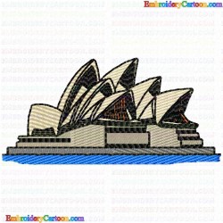 Monuments 6 Embroidery Design