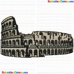 Monuments 8 Embroidery Design