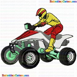 Motors 13 Embroidery Design