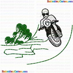 Motors 2 Embroidery Design