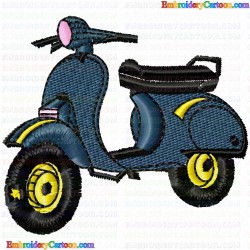 Motors 3 Embroidery Design