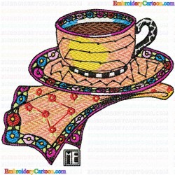 Mugs 112 Embroidery Design