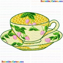 Mugs 11 Embroidery Design