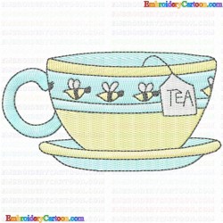 Mugs 1 Embroidery Design