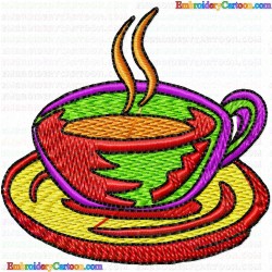 Mugs 21 Embroidery Design