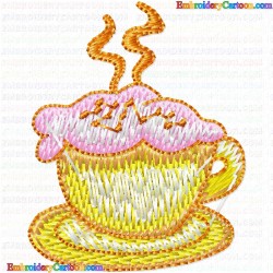 Mugs 26 Embroidery Design