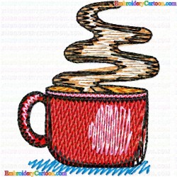 Mugs 31 Embroidery Design