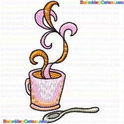 Mugs 32 Embroidery Design