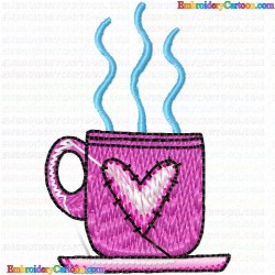 Mugs 37 Embroidery Design