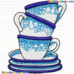 Mugs 46 Embroidery Design