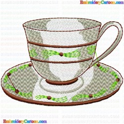 Mugs 49 Embroidery Design