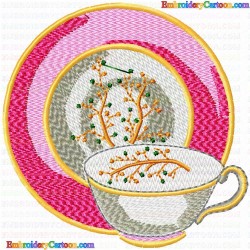 Mugs 51 Embroidery Design