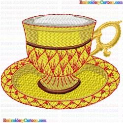 Mugs 53 Embroidery Design