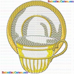 Mugs 55 Embroidery Design