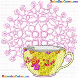 Mugs 59 Embroidery Design