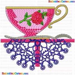 Mugs 60 Embroidery Design