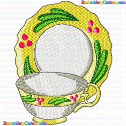 Mugs 62 Embroidery Design