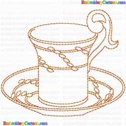 Mugs 73 Embroidery Design