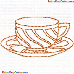 Mugs 74 Embroidery Design