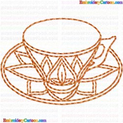 Mugs 76 Embroidery Design