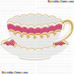 Mugs 84 Embroidery Design